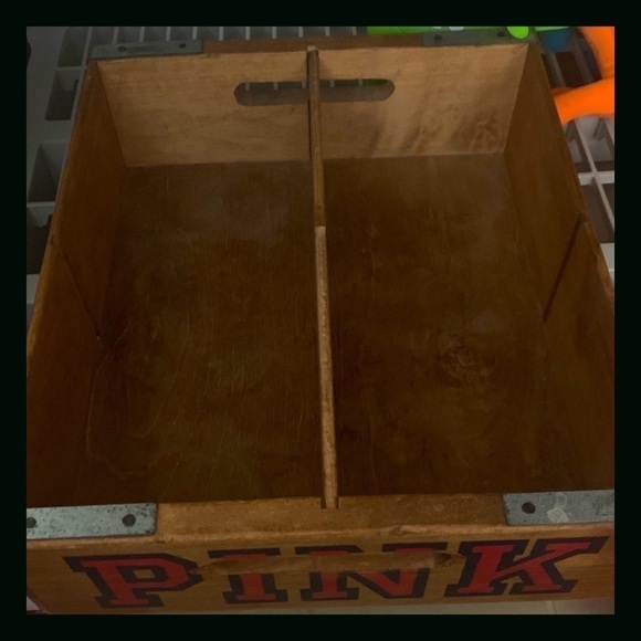Victoriaโs Secret PINK Wooden Store Display Bin Rare Collectible - Picture 6 of 8